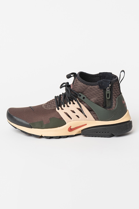 Nike, Спортни обувки Air Presto с контрасти, Тъмнокафяв/Бежов