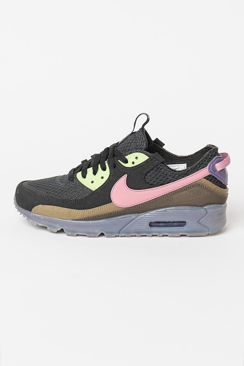 Nike, Pantofi sport Air Max Terrascape 90, Negru, Kaki, 11