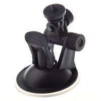 Ventuza Parbriz Mica/Scurta Pentru Camera Video Sport GoPro Hero 1 2 3 + 4 5 6 7 8 9 10 11 12 Session Mini Max Fusion, insta360 One X Go, SJcam, DJI, Universal, Telefon Prindere cu Surub de 1/4