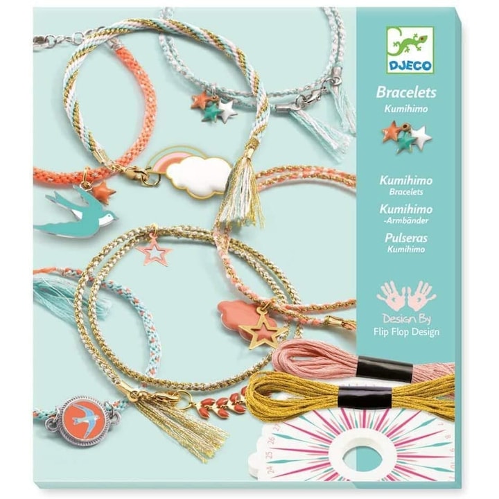 Atelier creativ de confectionat bratarile prieteniei, Djeco