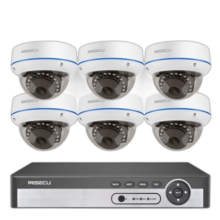 Sistem supraveghere video exterior 8 camere Dahua 2MP, DVR Dahua, accesorii incluse full