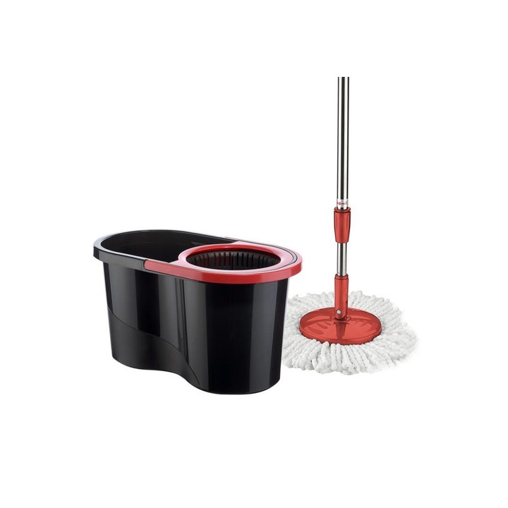 Set mop rotativ si galeata cu stoarcere automata 14l