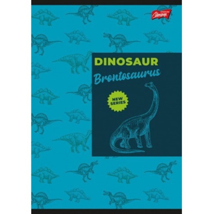 Pachet 15 caiete A5, St.Majewski, 16k, 3 randuri, Albastru/Verde