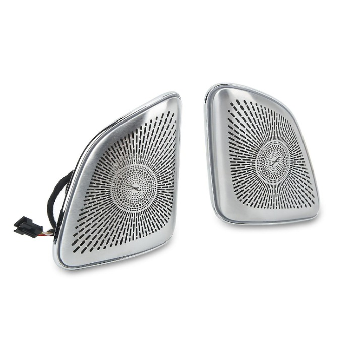 Set boxe difuzoare tweetere cu lumina ambientala 64 culori pentru Mercedes GLE W167