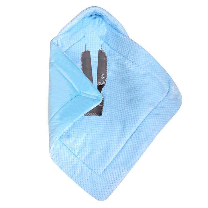 Takaró az autóüléshez, UVIE, Téli kék 80 X 80 cm