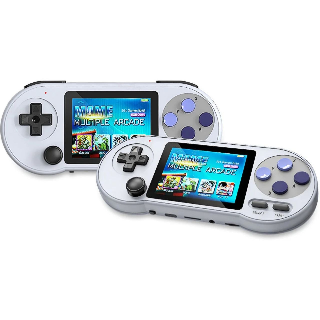 Consola de jocuri retro DATA FROG SF2000, SOC Hi-Chip Semiconductor B210, CPU single core MIPS24KEc 800MHz, RAM 128MB DDR2, Display 3.0 inch IPS 320x240 133DPI 4:3 asprect ratio, baterie 1500 mAh, SD card 32GB, gri, portabila