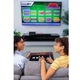 Ретро конзола ARCADE1UP, Atari Couchcade, 10 класически игри, свързване към телевизор чрез HDMI, WiFi контролер, жива графика, аркадни контроли с реалистично усещане, основа тип пуф, вградена дръжка за носене, регулиране на силата на звука, многоцветна