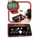 Ретро конзола ARCADE1UP, Atari Couchcade, 10 класически игри, свързване към телевизор чрез HDMI, WiFi контролер, жива графика, аркадни контроли с реалистично усещане, основа тип пуф, вградена дръжка за носене, регулиране на силата на звука, многоцветна