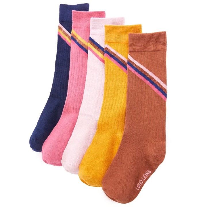 Детски чорапи 5 чифта vidaXL, EU 30-34, 0.17 kg