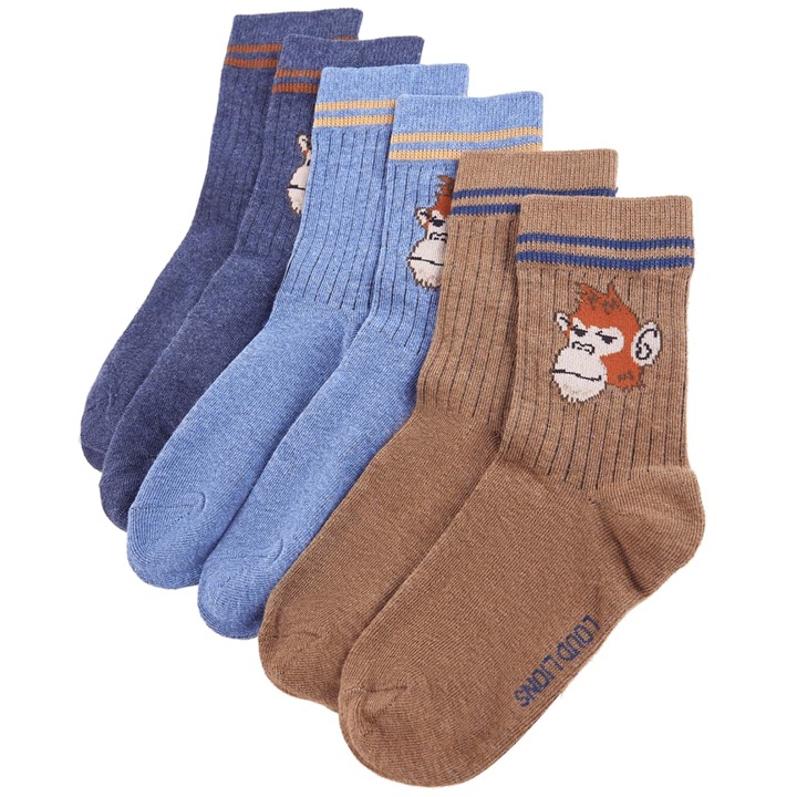 Детски чорапи 5 чифта vidaXL, EU 30-34, 0.08 kg