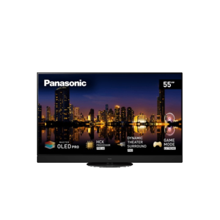 Televizor OLED Panasonic TX-55MZX1509, Smart TV 4K UHD, HDR, control vocal, functie de inregistrare, Dolby Atmos, 139 cm, Negru