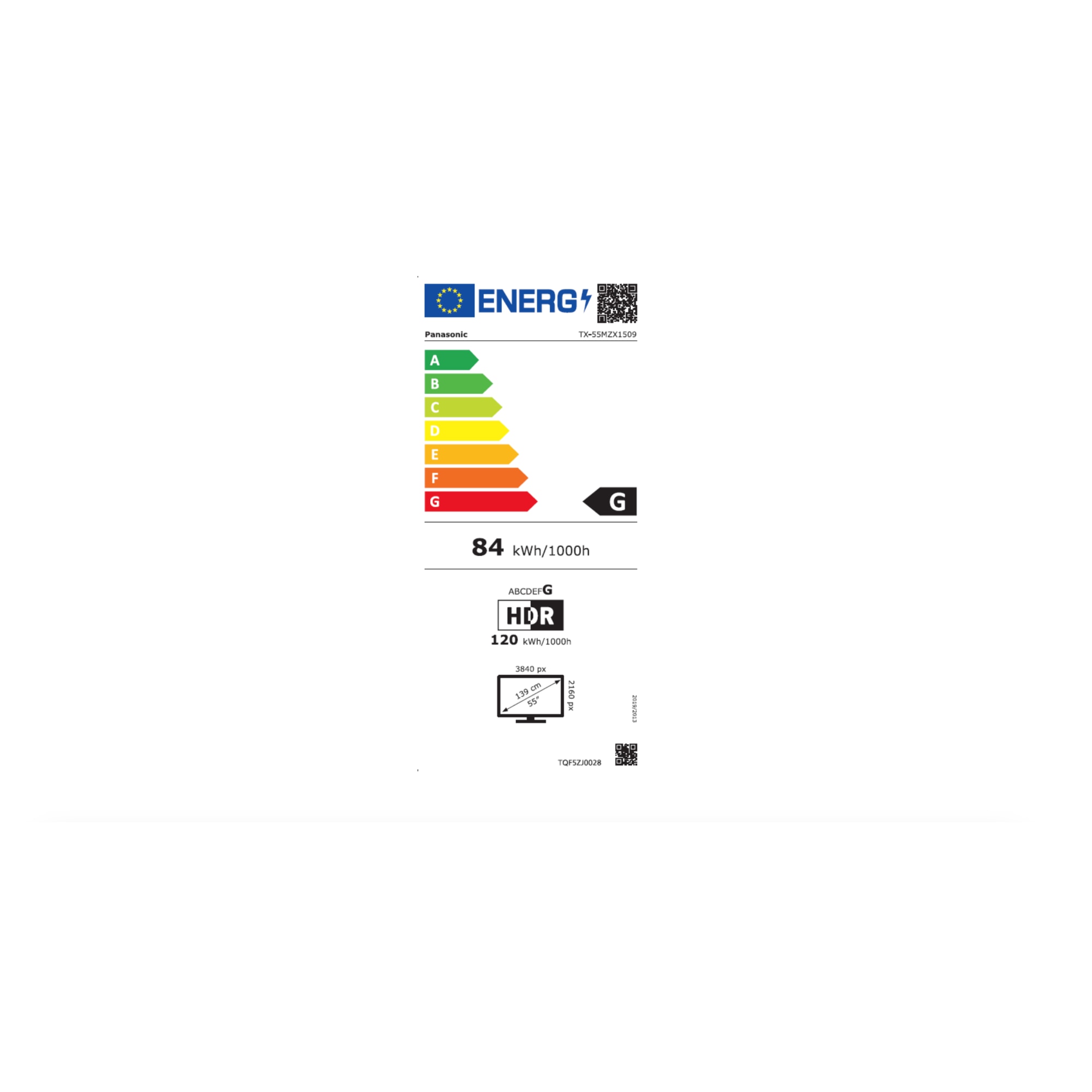 Televizor OLED Panasonic TX-55MZX1509, Smart TV 4K UHD, HDR, control vocal, functie de inregistrare, Dolby Atmos, 139 cm, Negru