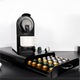 Suport 50 capsule de cafea, Bukate, 41x26.5x7.3, Compatibil cu Nespresso, Tchibo, etc, Negru, Metal