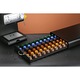 Suport 60 capsule de cafea, Bukate, 39x26.5x6.5, Design Tip Sertar, Compatibil cu Nespresso, Tchibo, Negru, Metal