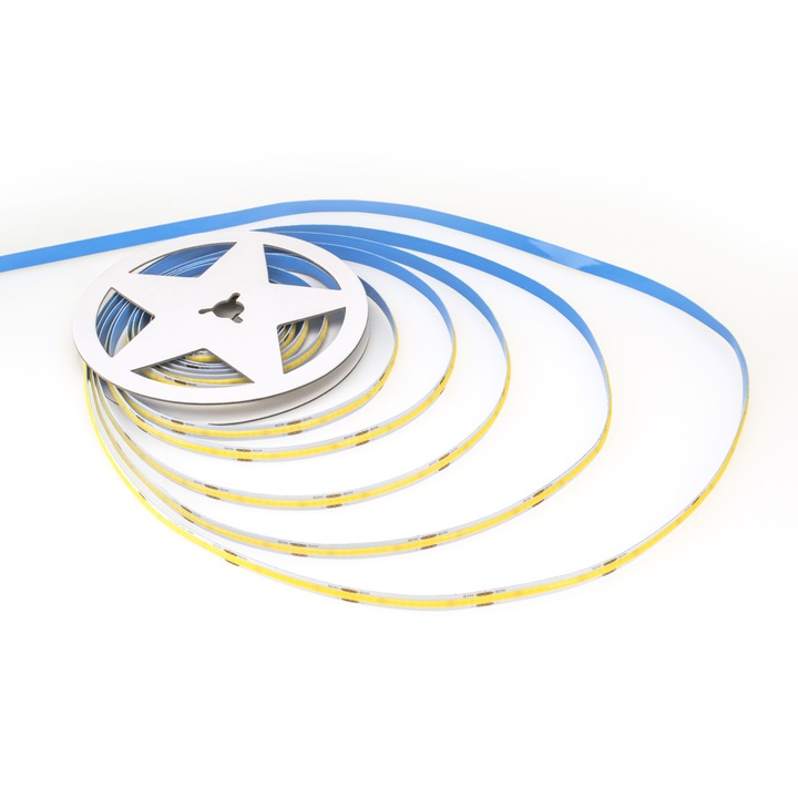 COB LED лента (чип на платка) 24VDC 10W/ML - 50 000 часа, 4000K топла светлина, Ролка 5m, 320 чипа/ML, IP20, LM-40-3208R90, ERALUCE