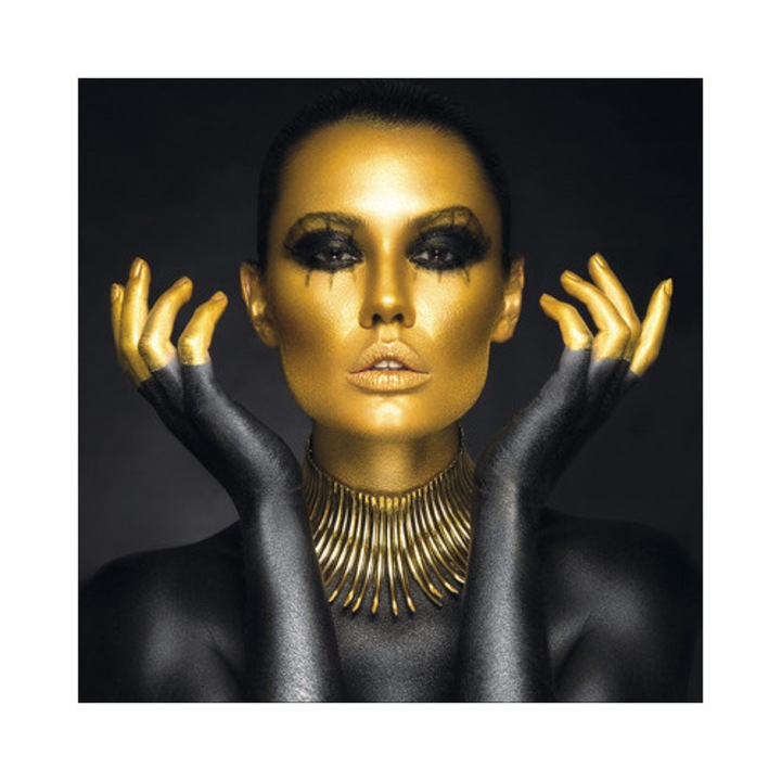 Tablou Sticla Hans On Her Face I 50x50 Cm