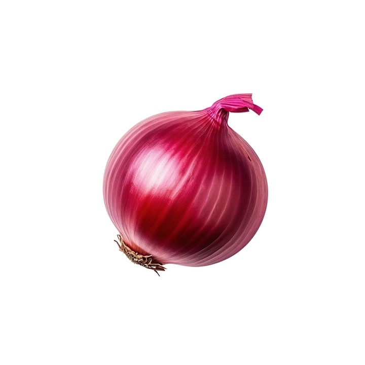 Set 5 bucati, Sticker decorativ, Ceapa rosie, Rezistent la apa, NO12611, 6 cm, Multicolor