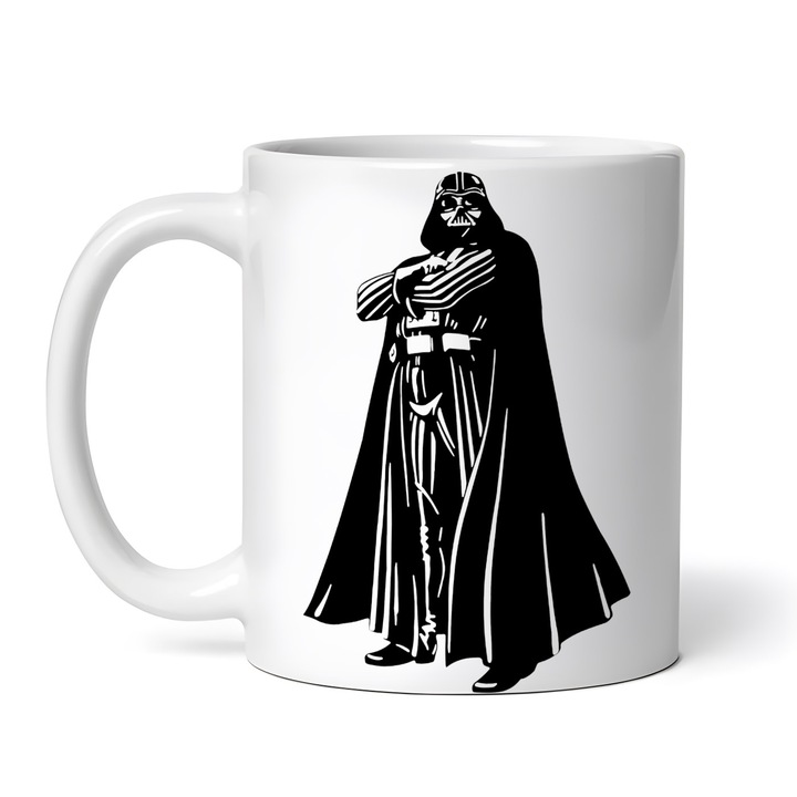 Керамична чаша, Darth Vader Star Wars в правилна позиция, NO9786, 330 ml, многоцветна
