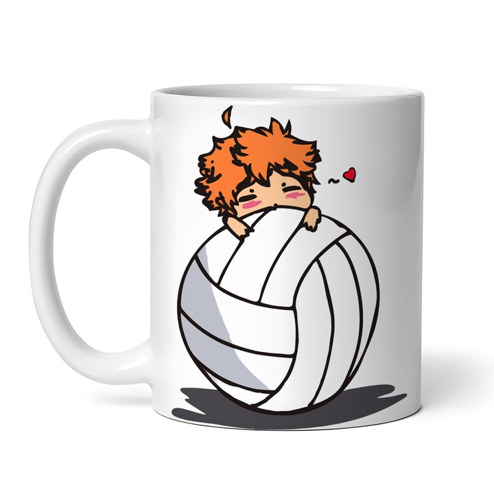 Керамична чаша, Haikyuu Shoyo Hinata, NO10369, 330 ml, многоцветна