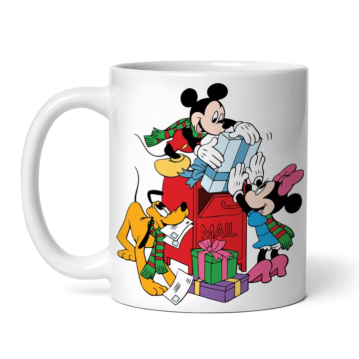 Чаша, Minnie Mouse and Disney friends, NO10969, 330 ml, Керамика, Многоцветен