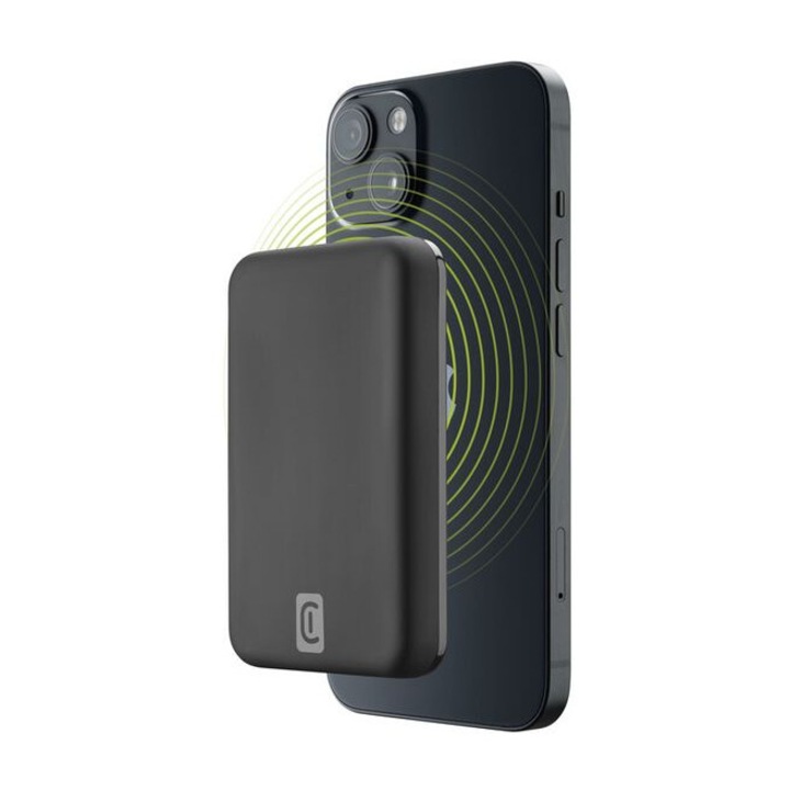 Cellularline MAG 5000mAh Wireless Powerbank Black, 234788, Powerbank