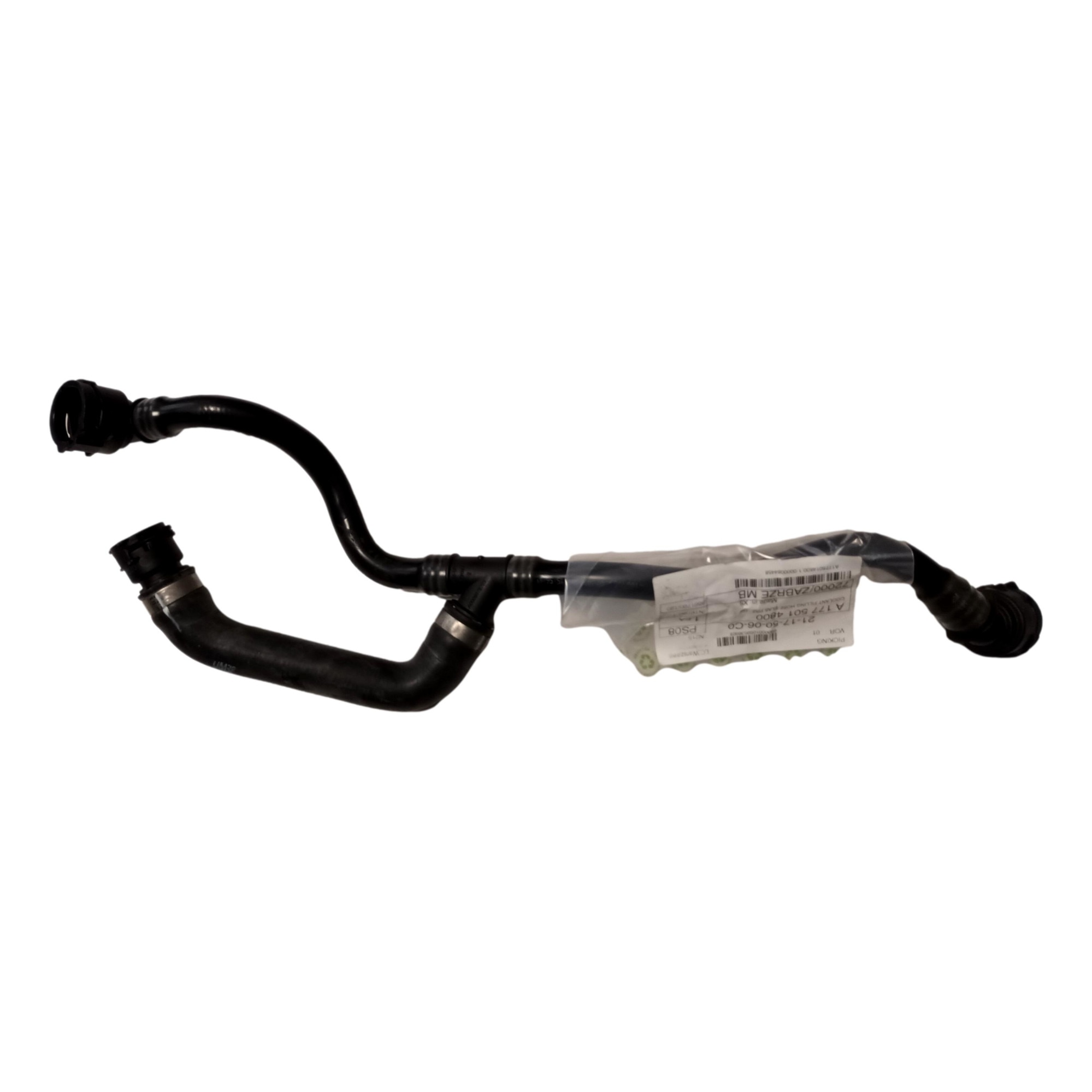Furtun dreapta radiator pentru MERCEDES C118, Mercedes, Negru