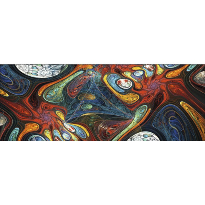 Tablou Sticla Psychodelic 50x125 Cm