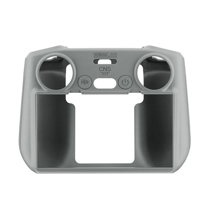 Protectie silicon, STARTRC pentru telecomanda DJI RC 2, antipraf si antisoc, gri