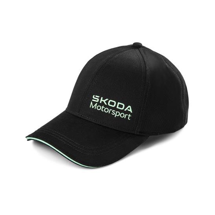 Eredeti Skoda baseball sapka, fekete, 000084300BD