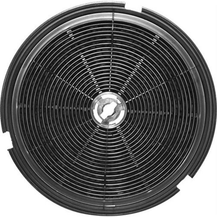 Páraelszívó szűrő, BSD, Szén, Fekete, 194x37 mm