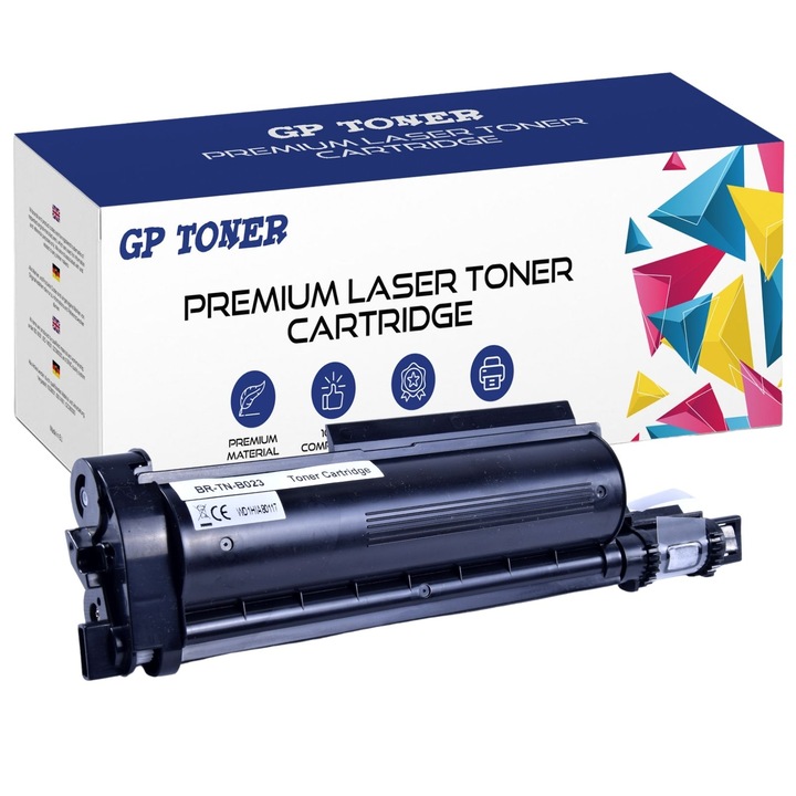 Тонер касета GpToner за Brother TNB023, серия DCP-B7500D/B7520DW, HL-B2000D, MFC-B7700D, Черен