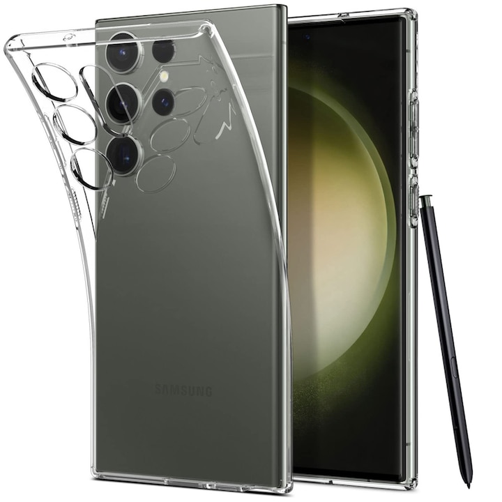 Husă de protecție din silicon compatibilă cu Samsung Galaxy S26 Ultra 5G, groasă, cu protecție pentru cameră, transparentă, 2mm
