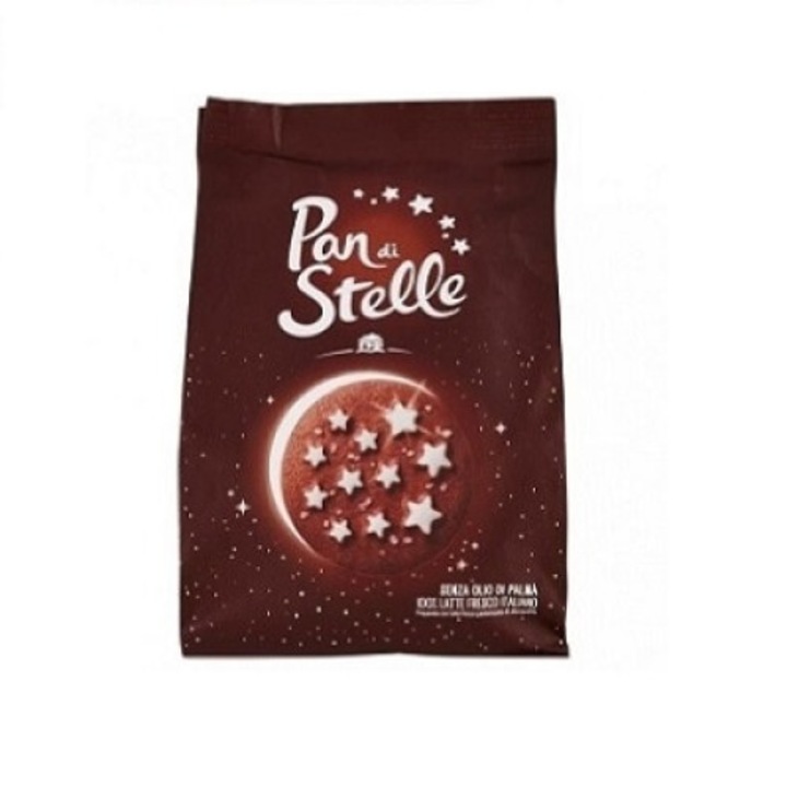 Biscuiti cu cacao si stele de zahar Pan di Stelle Mulino Bianco 700g