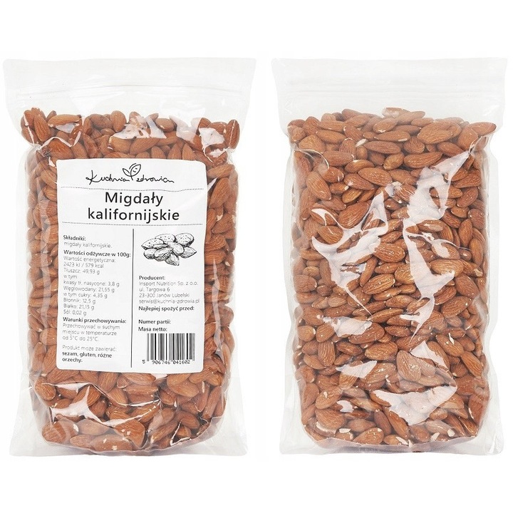 Migdale californiene intregi 1kg