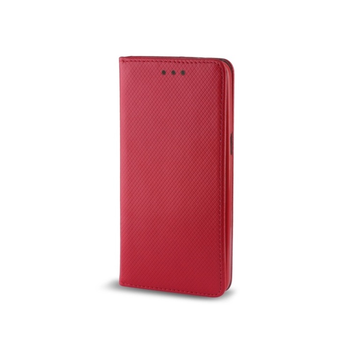 Капак, съвместим с HTC A9S, Smart Magnet, Червен, Atlas