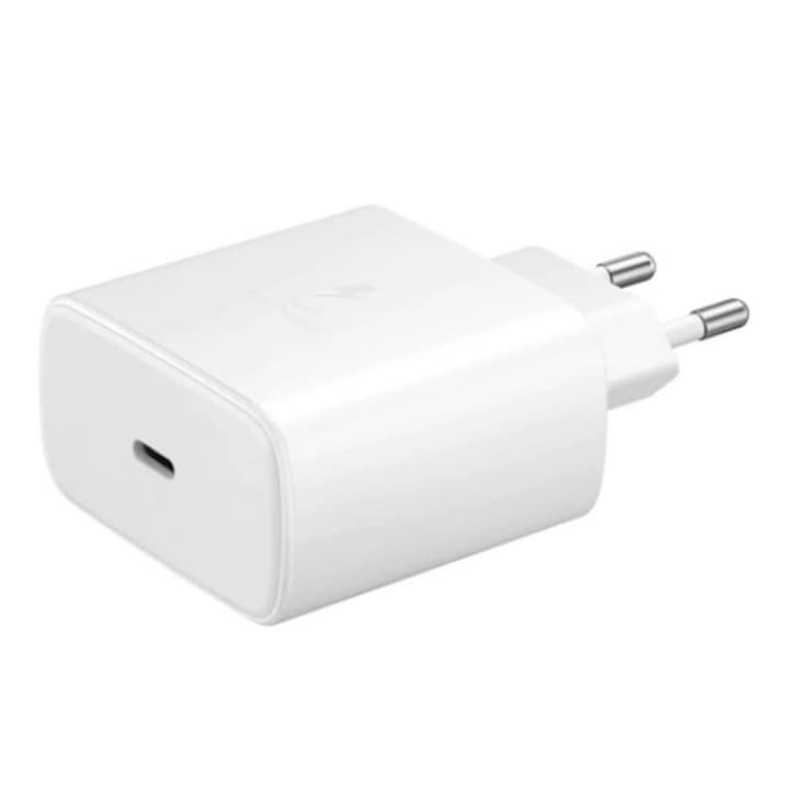 USB Type-C универсално мрежово зарядно устройство, бързо зареждане, 45w, бързо зареждане, съвместимо с Apple iPhone 7 Plus, бяло