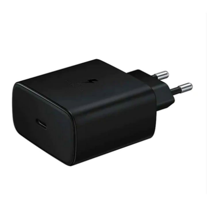 USB Type-C универсално мрежово зарядно устройство, бързо зареждане, 45w, бързо зареждане, съвместимо с Apple iPhone 7 Plus, черно