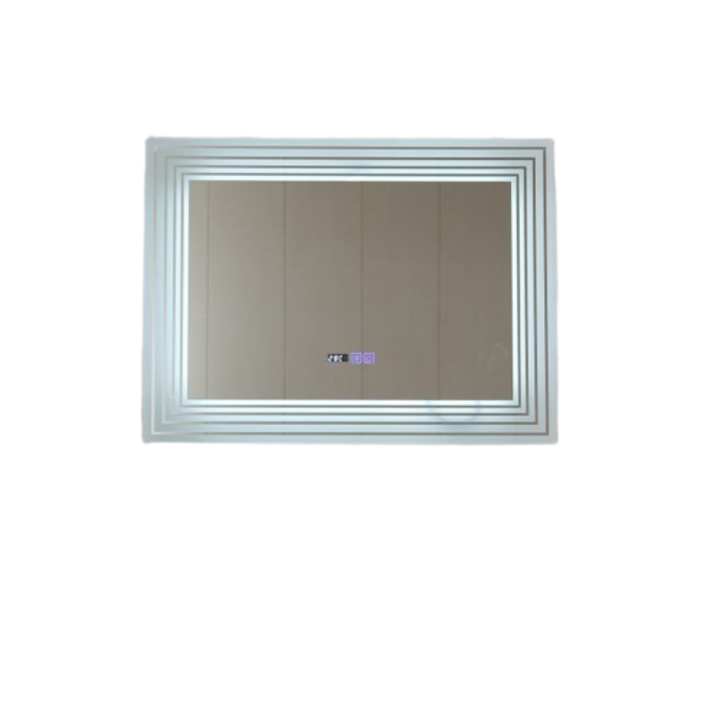 LED огледало за баня с нагревател, Интер Керамик, ICL 1816, 80x60см