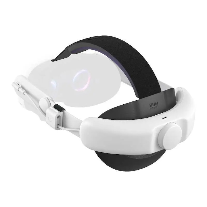 Curea cu baterie pentru Meta Quest 3 Kiwi Design, Alb