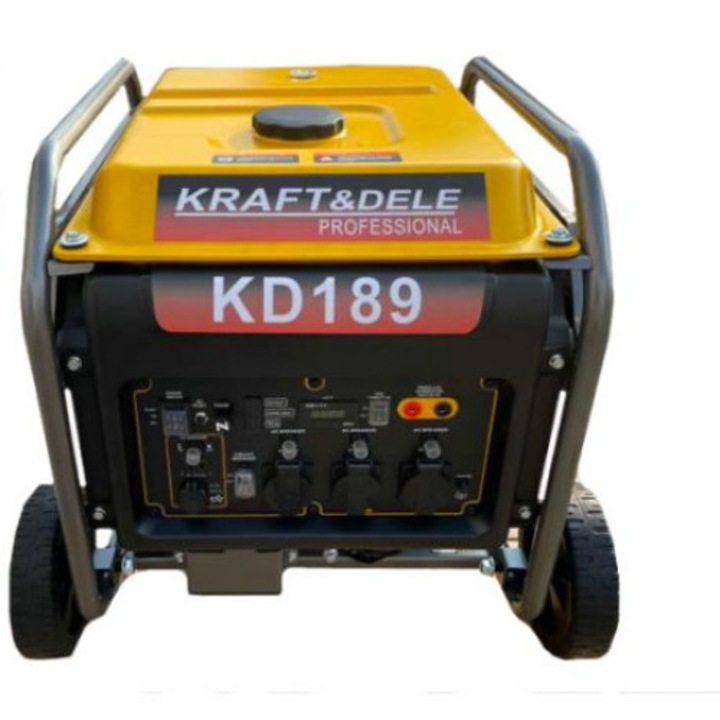 Генератор на ток с инвертор, 8.5kW, KD189, Kraft&Dele