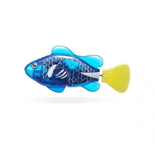 Jucarie Peste inotator−interactiv RoboFish albastru Robo Alive S3 - eMAG.ro