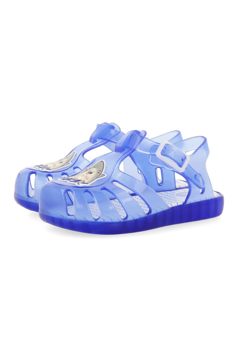 Gioseppo, Sandale de cauciuc cu catarama Krume, Albastru, 20 EU