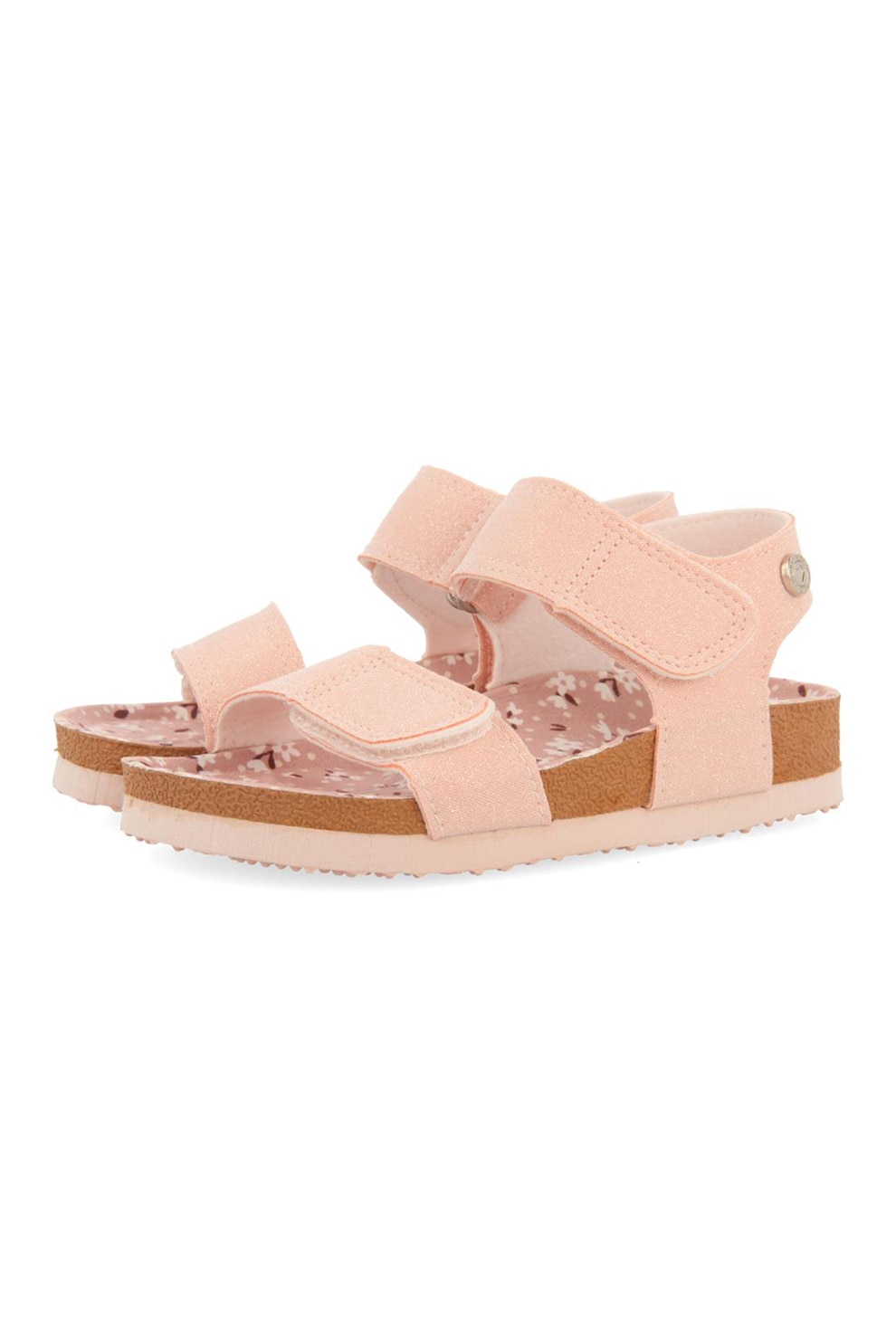 Gioseppo, Sandale cu velcro Lezhe, Roz somon, 27 EU