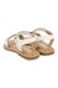 Gioseppo, Sandale de piele cu velcro Gigean, Alb, 33 EU