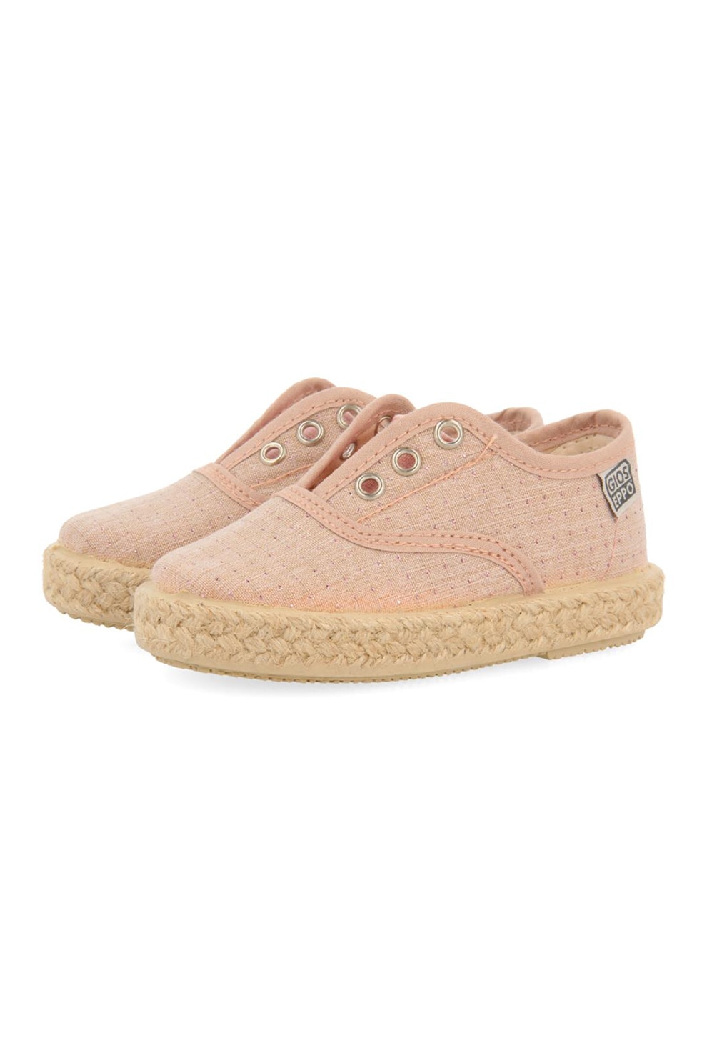 Gioseppo, Espadrile decorate cu strasuri Assoro, Roz, 22 EU