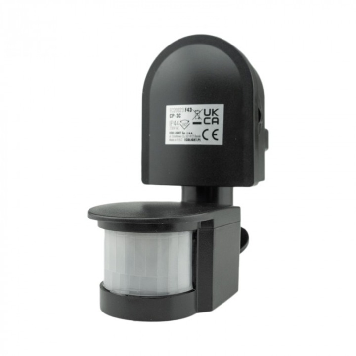 PIR детектор за движение CP-3C Черен