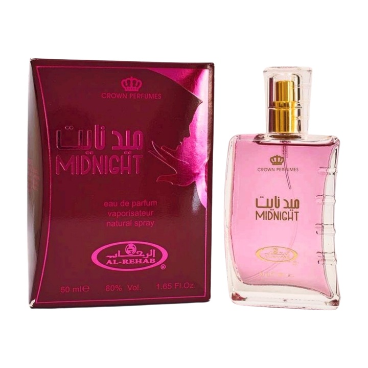 Al Rehab Midnight parfüm, keleti, édes illat, 50 ml
