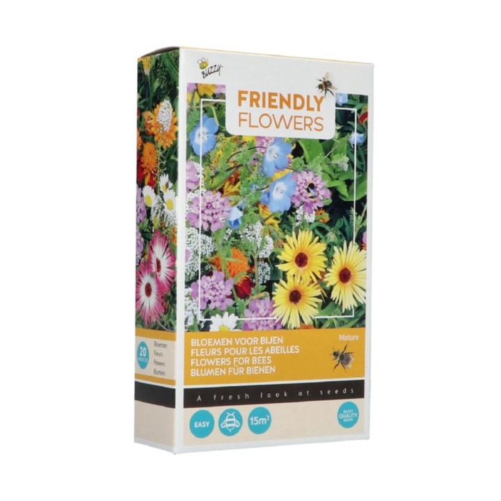 Seminte de plante melifere, 25 grame, 15 m2, Buzzy