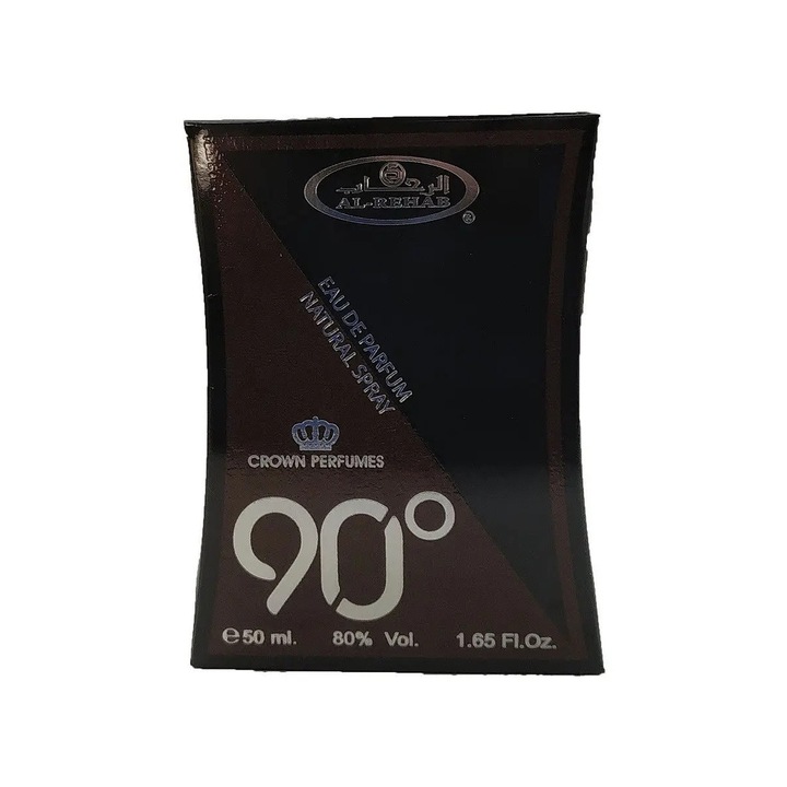 Al Rehab 90° parfüm, keleti, írisz és pézsma illata, 50 ml