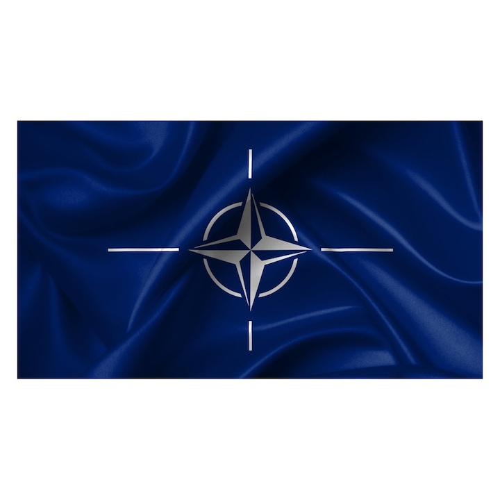 Steag NATO, dimensiune 150x90cm, poliester, Vision XXI